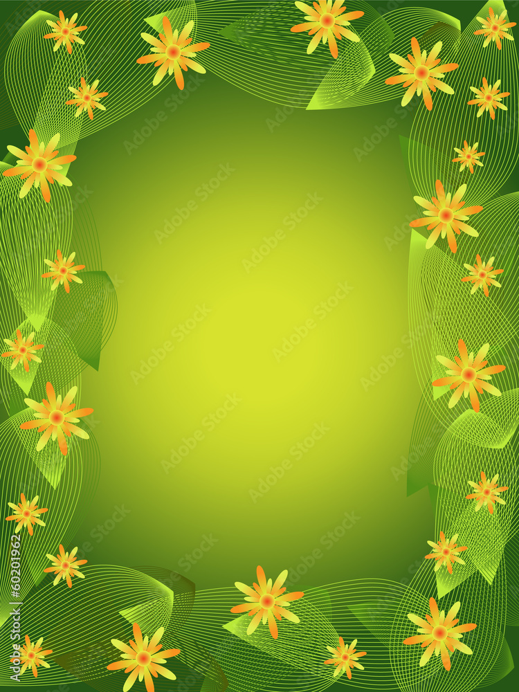 Obraz premium orange flowers