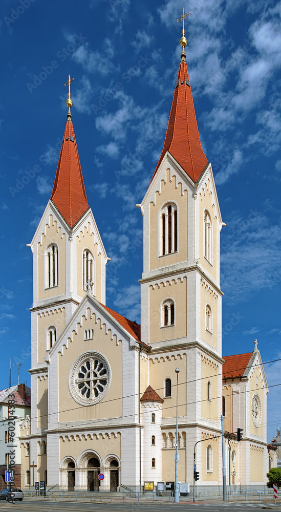 Church of St. John of Nepomuk in Plzen, Czech Republic