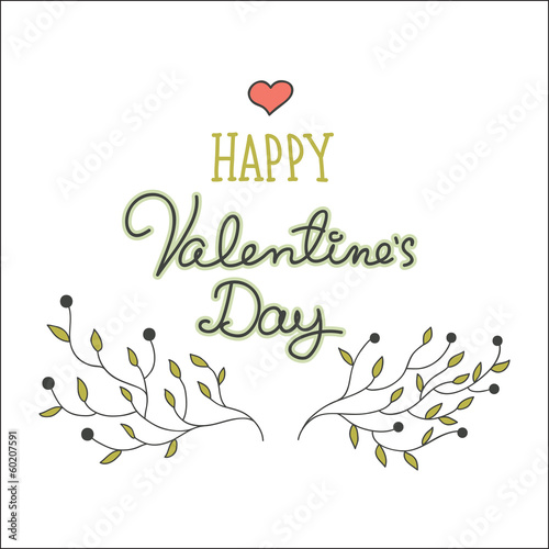 hand drawn Valentine's Day ...