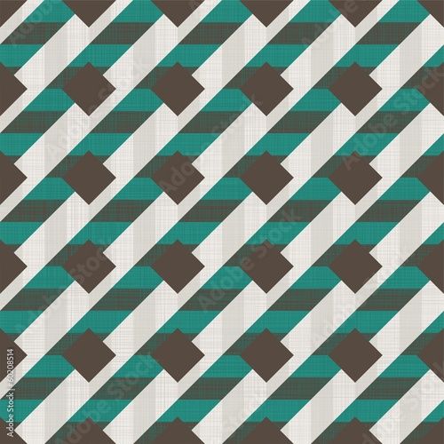 seamless retro pattern with diagonal green lines
