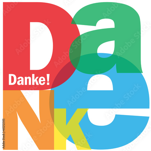 "DANKE" Karte (Dankbarkeit Vielen Dank Schön Sehr Frieden)
