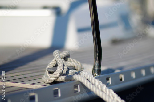 Rigging of sailing boat