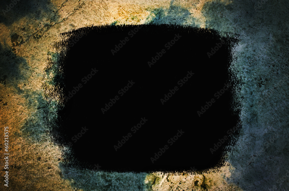 Plakat Black painted grunge background texture