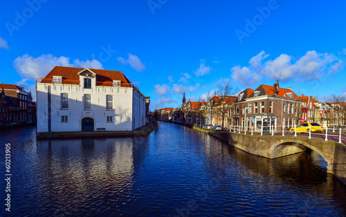 View of Delft's old city centre