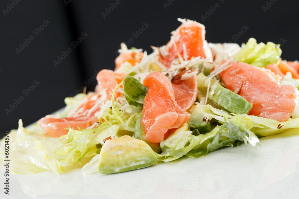 salad with salmon salad with salmon