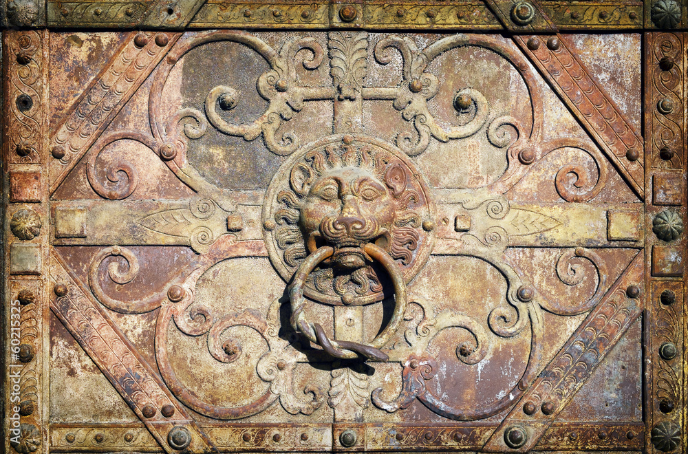 Naklejka premium doorknocker