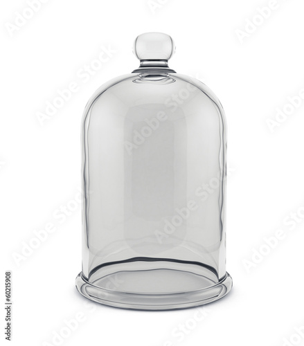 Glass bell isolated photo