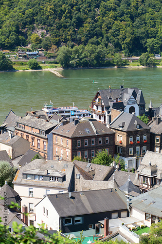 View of Assmannshausen with Rhien river photo