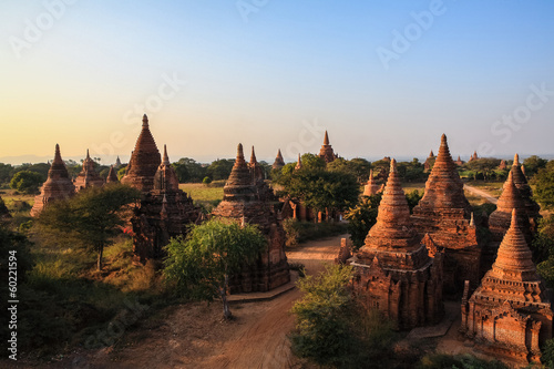 Temples and stupas Bagan Myanmar