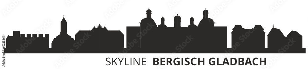 Obraz premium Skyline Bergisch Gladbach