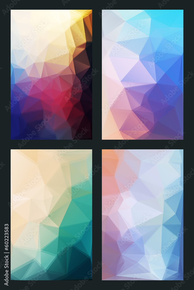 vector abstract background in modern style flat