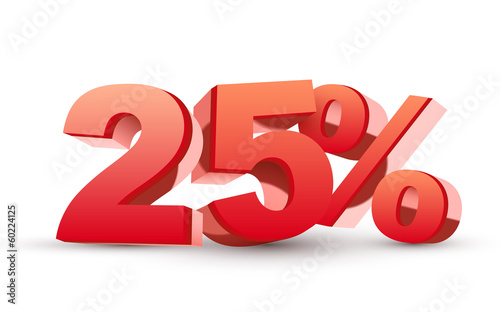 3d shiny red discount collection - 25 percent