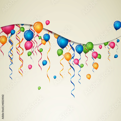 Vector Illustration of a Colorful Party Background