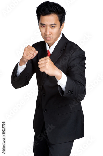 business punch or fight