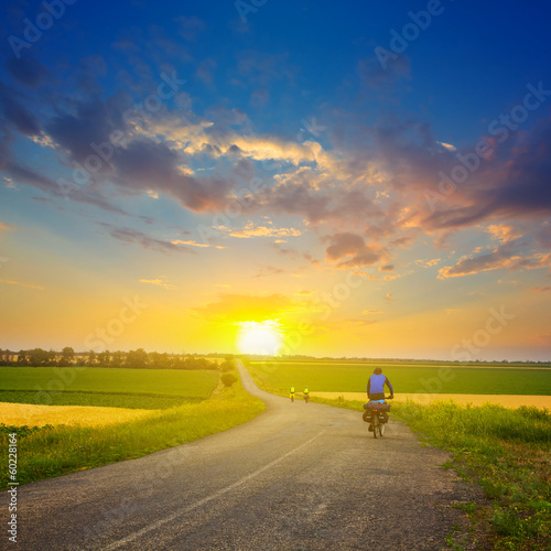 evening bikers © Yuriy Kulik