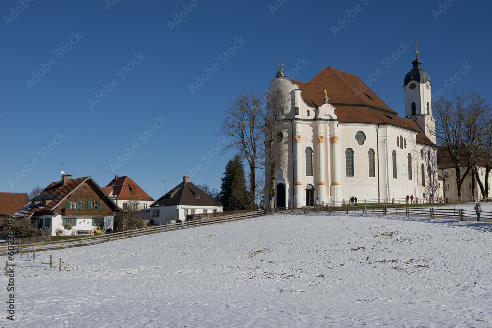 Wieskirche in Winter