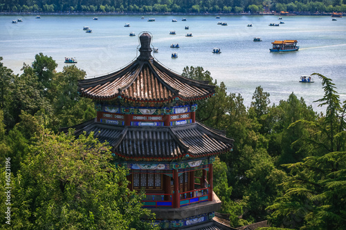Aerial View of Beautiful Summer Palace