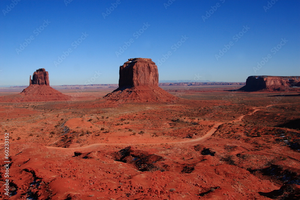 Landscape of Monument Valley