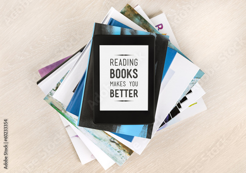 Reading books makes you better photo