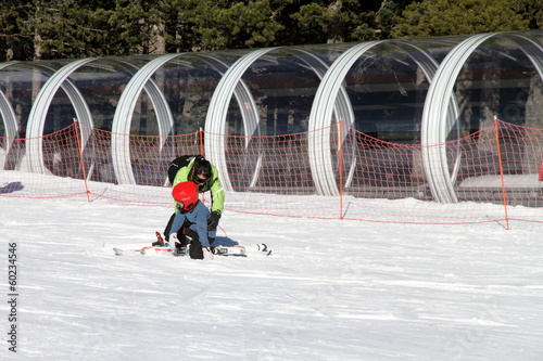 Valdelinares ski run Teruel Aramon Spain photo