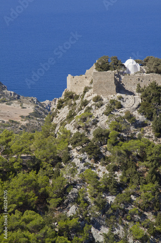 view of a promontory in the Mediterranean coast