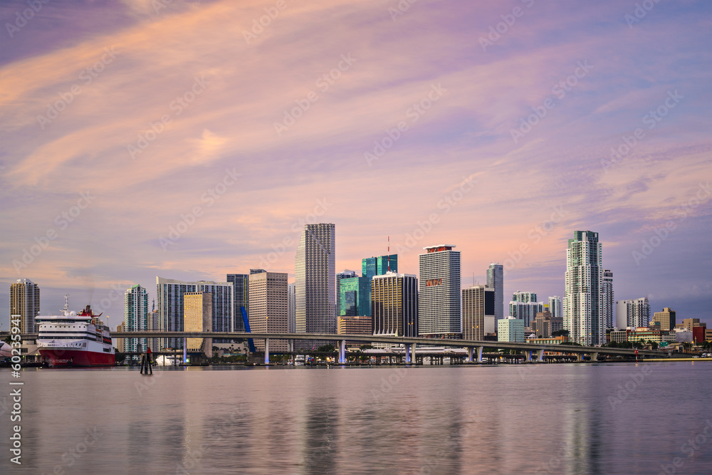 Miami, Florida, USA Skyline