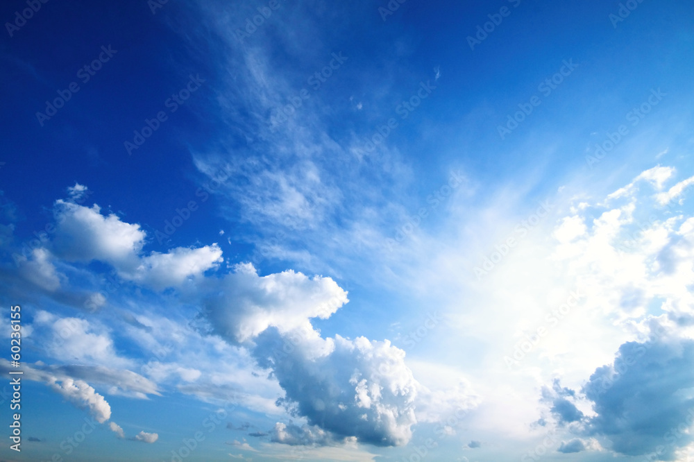 Fototapeta premium Blue Sky Background