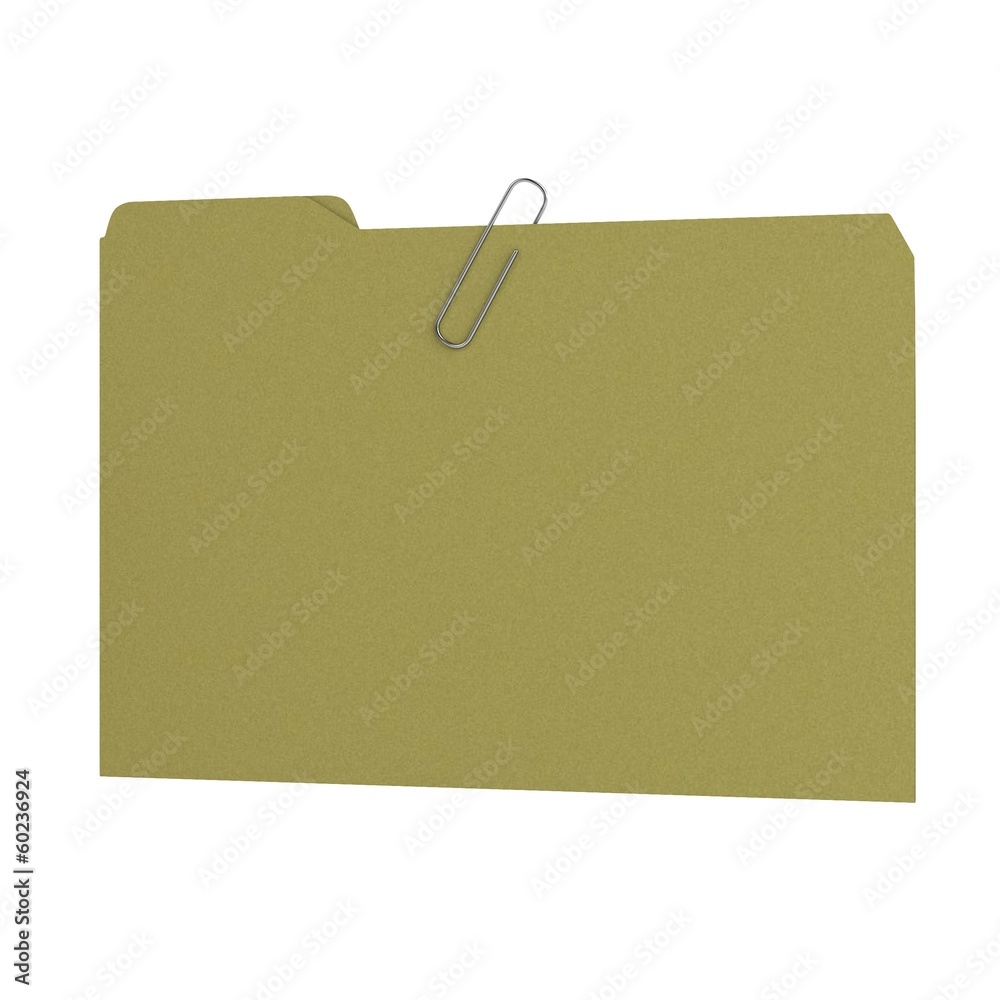 realistic 3d render of file realistic 3d render of file