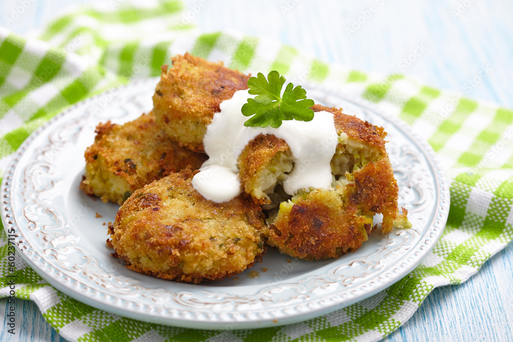 Vegetable pancakes with potato and brussel sprouts Vegetable pancakes with potato and brussel sprouts