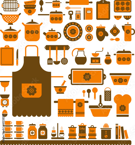 Kitchen Retro Utensils