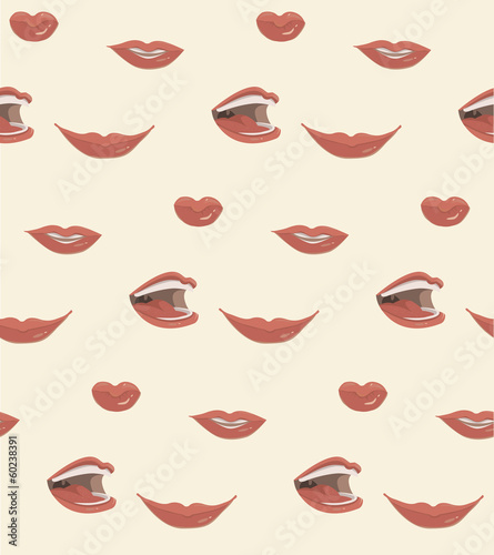 pattern lips