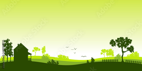 Grüne Landschaft
