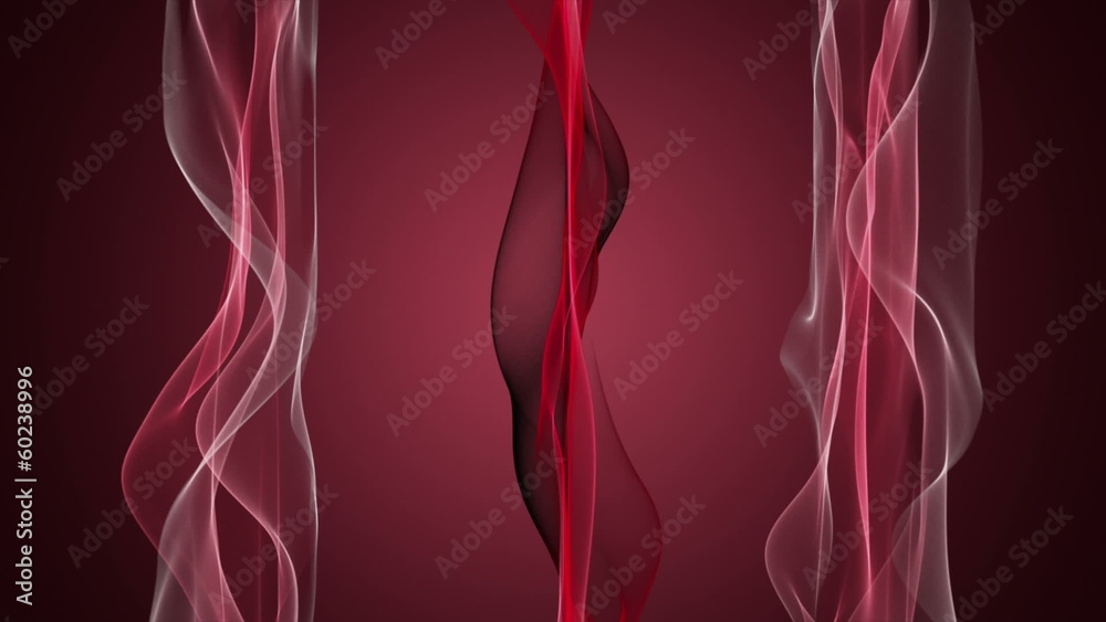 wonderful video animation - wave object in motion – loop HD