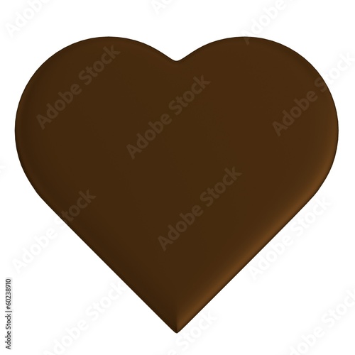 realistic 3d render of chocolate candy