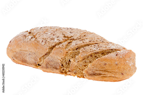 image of delicious fresh homemade bread buckwheat