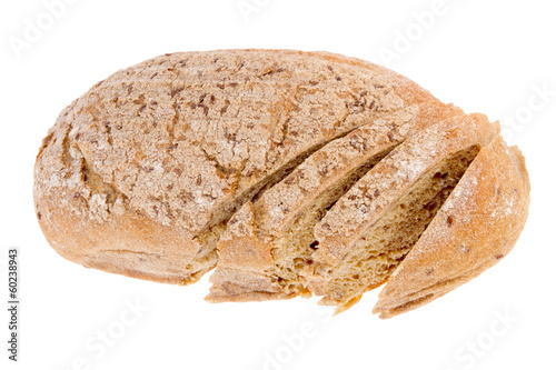 image of delicious fresh homemade bread buckwheat