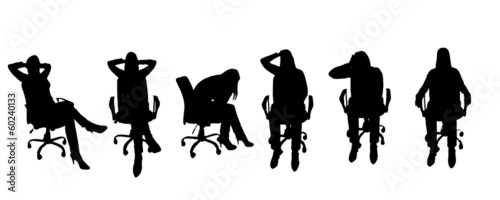 vector silhouette family