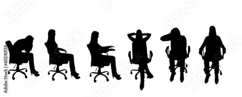 vector silhouette family