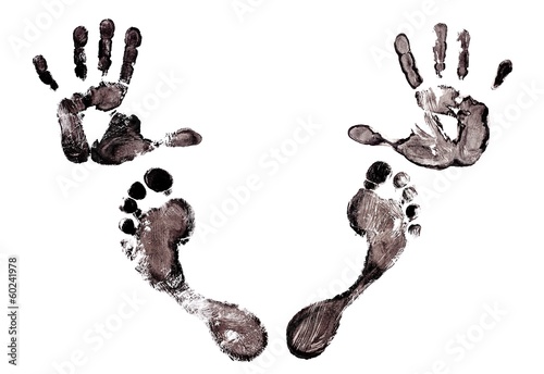 Imprint hands and foot