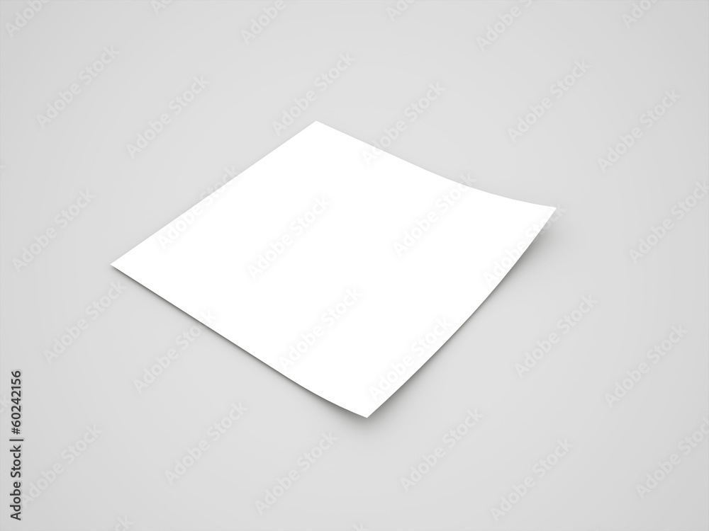 Blank note paper Blank note paper