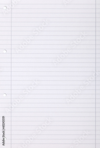 Schreibblock liniert