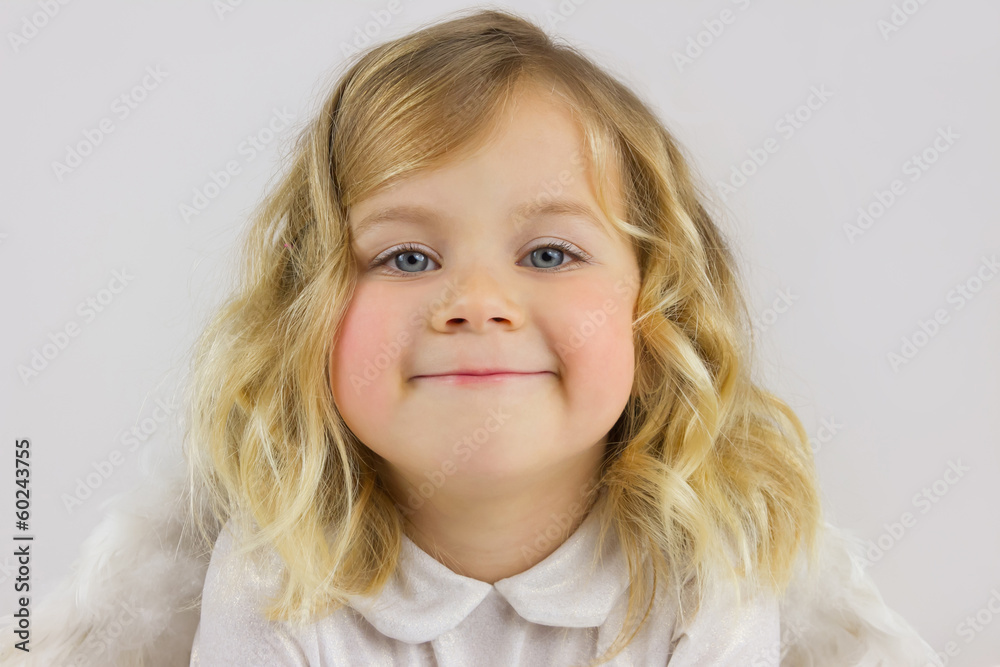 Portrait of blond child Portrait of blond child