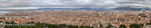 Panorama of Marseille from Notre-Dame de la Garde