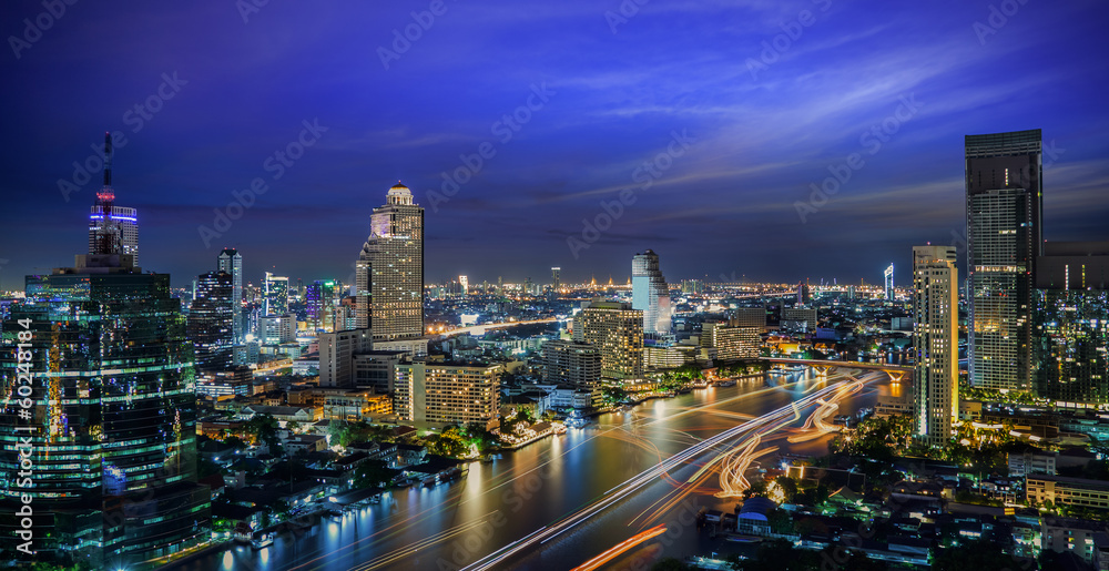 Bangkok City at night time