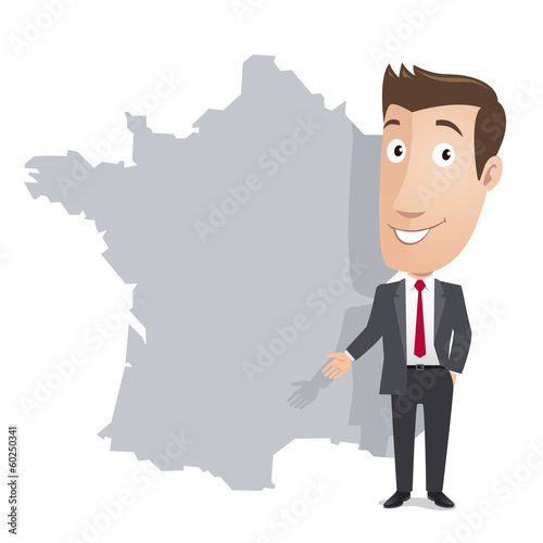 Cadre dynamique - Carte de France