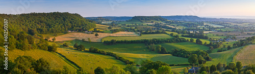 Idyllic rural farmland  Cotswolds UK