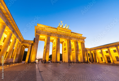 Brandenburg Gate (1788), Berlin, Germany.