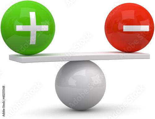 Fotografie plus minus balance