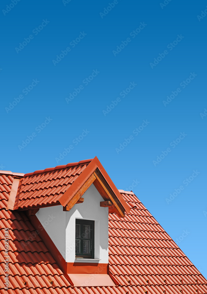 ..roof with clay tiles