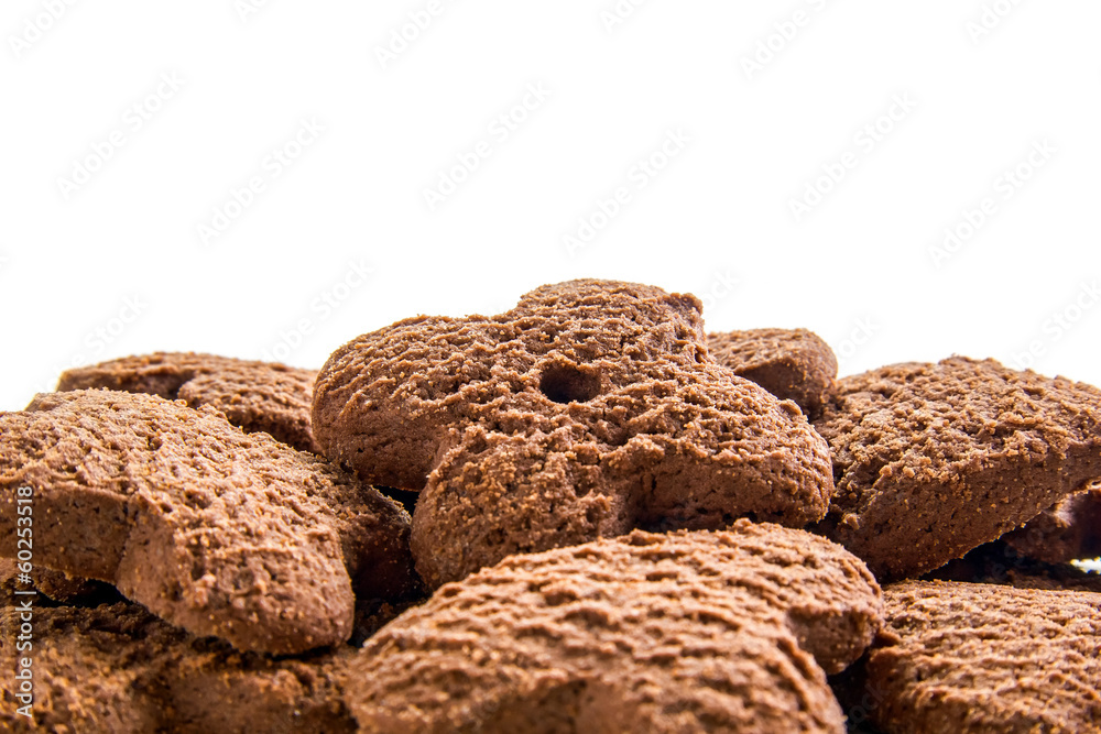 Chocolate cookies pile Chocolate cookies pile